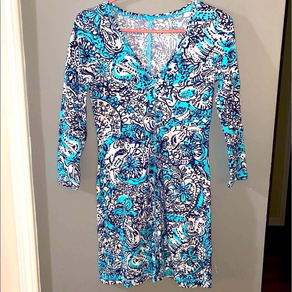 NWOT Lilly Pulitzer Juliet Dress Shorely Blue